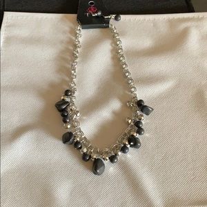 Paparazzi necklace black- Paleo Princess